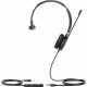 Yealink Yealink USB Wired Headset - Mono - Mini-phone (3.5mm) - Wired - 32 Ohm - 20 Hz - 20 kHz - Over-the-head - Monaural - Ear-cup - 3.94 ft Cable - Noise Cancelling Microphone - Noise Canceling - Black, Silver UH36 MONO TEAMS