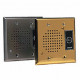 Valcom Doorplate Spkr, Flush (Brass) - TAA Compliance V-1072A-BRASS