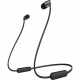 Sony WI-C310 Wireless In-Ear Headphones (Black) - Stereo - Wireless - Bluetooth - 30 ft - 20 Hz - 20 kHz - Behind-the-neck, Earbud - Binaural - In-ear - Black WIC310/B