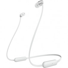 Sony WI-C310 Wireless In-Ear Headphones (White) - Stereo - Wireless - Bluetooth - 30 ft - 20 Hz - 20 kHz - Behind-the-neck, Earbud - Binaural - In-ear - White WIC310/W