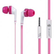 Worryfree Gadgets MYEPADS Massive Bass Stereo Earphone with Remote and Mic-WZ-11 - Stereo - Pink - Mini-phone - Wired - 32 Ohm - 20 Hz - 20 kHz - Earbud - Binaural - In-ear - 3.94 ft Cable WZ-11-PNK
