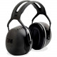 3m Peltor X-Series Over-The-Head X5 Earmuffs - Lightweight, Comfortable, Cushioned, Adjustable Headband, Durable - Noise, Noise Reduction Rating Protection - Foam Liner, Steel - Black - 1 / Each - TAA Compliance X5A