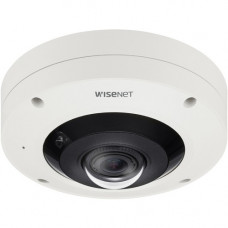 Hanwha Group Wisenet XNF-9010RVM 12 Megapixel Network Camera - Fisheye - 32.81 ft Night Vision - H.264, H.265, MJPEG - 3008 x 3008 - CMOS - Wall Mount XNF-9010RVM