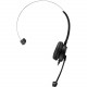 Adesso USB Single-Sided Headset with Adjustable Microphone- Noise Cancelling- Mono - USB - Wired - Over-the-head - 6 ft Cable -, Omni-directional Microphone - Black - Works with Computer, Tablet and Smartphone. Ideal for Zoom, Microsoft Team, Skype, Webex