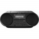 Sony CD Boombox with Bluetooth ZS-RS60BT - 1 x Disc - 4 W Integrated - CD-DA, MP3, WMA, AAC - 1710 kHz, 108 MHz - 26 Hour Run Time - USB - Auxiliary Input ZSRS60BT