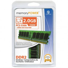 CENTON 2GB DDR2 SDRAM Memory Module - 2GB - 667MHz DDR2-667/PC2-5300 - Non-ECC - DDR2 SDRAM - 240-pin DIMM 2GB667DDR2