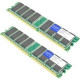AddOn AA32C12864-PC400 x2 JEDEC Standard 2GB (2x1GB) DDR-400MHz Unbuffered Dual Rank 2.5V 184-pin CL3 UDIMM - 100% compatible and guaranteed to work - TAA Compliance 2GBDDRKIT-PC400