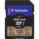 Verbatim Pro+ 128 GB SDXC - Class 10/UHS-I (U3) - 90 MB/s Read - 80 MB/s Write - TAA Compliance 49198