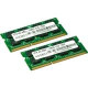 VisionTek 8GB (2x4GB) DDR3 1333 MHz (PC3-10600) CL9 SODIMM Kit - Notebook - 8 GB (2 x 4 GB) - DDR3 SDRAM - 1333 MHz DDR3-1333/PC3-10600 - 1.50 V - Non-ECC - Unbuffered - 204-pin - SoDIMM 900453