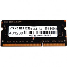 VisionTek 4GB DDR3L Low Voltage 1600 MHz (PC3-12800) CL11 SODIMM - Notebook - 4 GB (1 x 4 GB) - DDR3 SDRAM - 1600 MHz DDR3-1600/PC3-12800 - 1.35 V - Non-ECC - Unbuffered - 204-pin - SoDIMM 900641