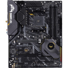 Asus TUF GAMING X570-PLUS (WI-FI) Desktop Motherboard - AMD Chipset - Socket AM4 - 128 GB DDR4 SDRAM Maximum RAM - DIMM, UDIMM - 4 x Memory Slots - Gigabit Ethernet - Wireless LAN - IEEE 802.11a/b/g/n/ac - HDMI - 8 x SATA Interfaces 90MB1170-M0AAY0