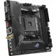 Asus ROG Strix B550-I GAMING Desktop Motherboard - AMD Chipset - Socket AM4 - 64 GB DDR4 SDRAM Maximum RAM - DIMM, UDIMM - 2 x Memory Slots - Wireless LAN - IEEE 802.11 a/b/g/n/ac/ax - 4 x USB 3.1 Port - HDMI - 1 x RJ-45 - 4 x SATA Interfaces 90MB14L0-M0A