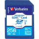 Verbatim 256GB PremiumPlus 533X SDXC Memory Card, UHS-I Class 10 - Class 10/UHS-I (U1)1 Pack - 533x Memory Speed 98730