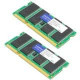 AddOn AA800D2S6/2G x2 Dell A4849737 Compatible 4GB (2x2GB) DDR2-800MHz Unbuffered Dual Rank 1.8V 200-pin CL5 SODIMM - 100% compatible and guaranteed to work - TAA Compliance A4849737-AA