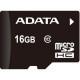 A-Data Technology  Adata Premier 16 GB Class 10/UHS-I microSDHC - 50 MB/s Read AUSDH16GUICL10-R
