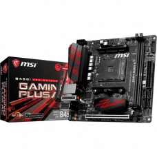 Micro-Star International  MSI B450I GAMING PLUS AC Desktop Motherboard - AMD B450 Chipset - Socket AM4 - Mini ITX - 1 x Processor Support - 64 GB DDR4 SDRAM Maximum RAM - 1.87 GHz, 2.13 GHz, 2.40 GHz, 2.67 GHz, 2.67 GHz O.C., 2.80 GHz O.C., 2.93 GHz O.C.,