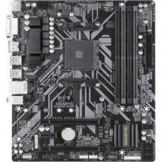 Gigabyte Ultra Durable B450M DS3H Desktop Motherboard - AMD Chipset - Socket AM4 - 64 GB DDR4 SDRAM Maximum RAM - UDIMM, DIMM - 4 x Memory Slots - Gigabit Ethernet - 4 x USB 3.1 Port - HDMI - DVI - 4 x SATA Interfaces B450M DS3H