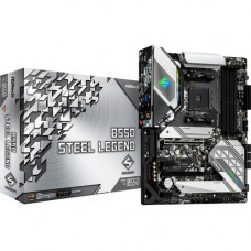 ASRock B550 Steel Legend Desktop Motherboard - AMD Chipset - Socket AM4 - 128 GB DDR4 SDRAM Maximum RAM - DIMM, UDIMM - 4 x Memory Slots - 4 x USB 3.1 Port - HDMI - 1 x RJ-45 - 6 x SATA Interfaces B550 STEEL LEGEND