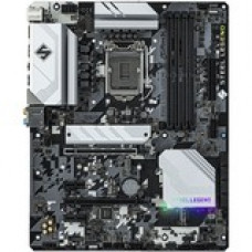 ASRock B560 Steel Legend Desktop Motherboard - Intel Chipset - Socket LGA-1200 - Intel Optane Memory Ready - ATX - Pentium Gold, Celeron, Core i5, Core i7, Core i9, Core i3 Processor Supported - 128 GB DDR4 SDRAM Maximum RAM - DIMM, UDIMM - 4 x Memory Slo