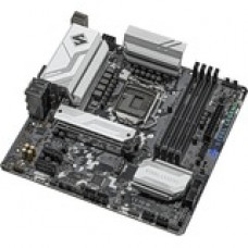 ASRock B560M Steel Legend Desktop Motherboard - Intel Chipset - Socket LGA-1200 - Intel Optane Memory Ready - Micro ATX - Pentium Gold, Celeron, Core i5, Core i7, Core i9, Core i3 Processor Supported - 128 GB DDR4 SDRAM Maximum RAM - DIMM, UDIMM - 4 x Mem