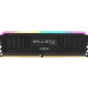 Micron Crucial Ballistix MAX RGB 16GB DDR4 SDRAM Memory Module - For Desktop PC, Motherboard - 16 GB - DDR4-4400/PC4-35200 DDR4 SDRAM - CL19 - 1.40 V - Non-ECC - Unbuffered - 288-pin - DIMM BLM16G44C19U4BL