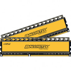 Micron Crucial Ballistix Tactical 8GB (2 x 4 GB) DDR3 SDRAM Memory Module - 8 GB (2 x 4GB) - DDR3-1600/PC3-12800 DDR3 SDRAM - 1600 MHz - CL8 - 1.50 V - Non-ECC - Unbuffered - 240-pin - DIMM BLT2KIT4G3D1608DT1TX