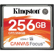 Kingston Canvas Focus 256 GB CompactFlash - 150 MB/s Read - 130 MB/s Write CFF/256GB