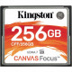 Kingston Canvas Focus 256 GB CompactFlash - 150 MB/s Read - 130 MB/s Write CFF/256GB
