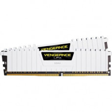 Corsair Vengeance LPX 16GB (2x8GB) DDR4 DRAM 3000MHz C15 Memory Kit - White - 16 GB (2 x 8 GB) - DDR4-3000/PC4-24000 DDR4 SDRAM - CL15 - 1.35 V - Unbuffered - 288-pin - DIMM CMK16GX4M2B3000C15W