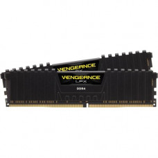 Corsair Vengeance LPX 16GB (2x8GB) DDR4 DRAM 3000MHz C15 Memory Kit - Black - 16 GB (2 x 8 GB) - DDR4-3000/PC4-24000 DDR4 SDRAM - CL15 - 1.35 V - Non-ECC - Unbuffered - 288-pin - DIMM CMK16GX4M2B3000C15