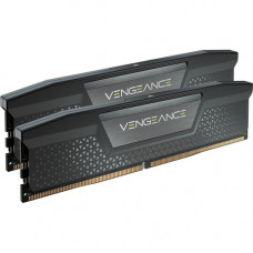 Corsair VENGEANCE 32GB (2x16GB) DDR5 DRAM 5200MHz C40 Memory Kit - Black - For Desktop PC - 32 GB (2 x 16GB) - DDR5 5200/PC5-41600 DDR5 SDRAM - 5200 MHz - CL40 - 1.25 V - Non-ECC - Unbuffered - 288-pin - DIMM - Lifetime Warranty CMK32GX5M2B5200C40