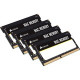 Corsair 64GB DDR4 SDRAM Memory Module - For iMac - 64 GB (4 x 16 GB) - DDR4-2666/PC4-21300 DDR4 SDRAM - CL18 - 1.20 V - 260-pin - SoDIMM CMSA64GX4M4A2666C18