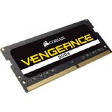 Corsair Vengeance 8GB DDR4 SDRAM Memory Module - For Notebook, Mini PC - 8 GB (1 x 8 GB) - DDR4-2666/PC4-21300 DDR4 SDRAM - CL18 - 1.20 V - Non-ECC - Unbuffered - 260-pin - SoDIMM CMSX8GX4M1A2666C18