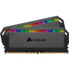 Corsair Dominator Platinum RGB 32GB DDR4 SDRAM Memory Module - For Motherboard, Desktop PC - 32 GB (2 x 16 GB) - DDR4-4000/PC4-32000 DDR4 SDRAM - CL19 - 1.35 V - Non-ECC - Unbuffered - 288-pin - DIMM CMT32GX4M2K4000C19