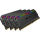 Corsair Dominator Platinum RGB 32GB DDR4 SDRAM Memory Module - For Desktop PC - 32 GB (4 x 8 GB) - DDR4-3000/PC4-24000 DDR4 SDRAM - CL15 - 1.35 V - Non-ECC - Unbuffered - 288-pin - DIMM CMT32GX4M4C3000C15