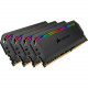 Corsair Dominator Platinum RGB 32GB (4 x 8GB) DDR4 SDRAM Memory Kit - 32 GB (4 x 8 GB) - DDR4-3600/PC4-28800 DDR4 SDRAM - CL16 - 1.35 V - 288-pin - DIMM CMT32GX4M4K3600C16