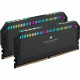 Corsair Dominator Platinum RGB 32GB (2x16GB) DDR5 DRAM 5600MHz C36 Memory Kit - Black - For Desktop PC, Motherboard - 32 GB (2 x 16GB) - DDR5-5600/PC5-44800 DRAM - 5600 MHz - CL36 - 1.25 V - 288-pin - DIMM - Lifetime Warranty CMT32GX5M2B5600C36