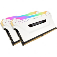 Corsair Vengeance RGB Pro 16GB DDR4 SDRAM Memory Module - 16 GB (2 x 8 GB) - DDR4-3200/PC4-25600 DDR4 SDRAM - CL16 - 1.35 V - Non-ECC - Unregistered - 288-pin - DIMM CMW16GX4M2C3200C16W