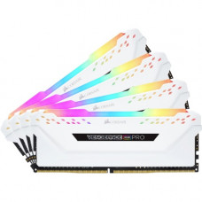 Corsair Vengeance RGB Pro 32GB DDR4 SDRAM Memory Module - 32 GB (4 x 8 GB) - DDR4-3600/PC4-28800 DDR4 SDRAM - CL18 - 1.35 V - Unbuffered - 288-pin - DIMM CMW32GX4M4C3600C18W