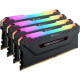 Corsair Vengeance RGB Pro 64GB DDR4 SDRAM Memory Module - For Motherboard, Desktop PC - 64 GB (4 x 16 GB) - DDR4-3000/PC4-24000 DDR4 SDRAM - CL15 - 1.35 V - 288-pin - DIMM CMW64GX4M4C3000C15