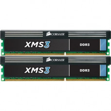 Corsair XMS3 16GB DDR3 SDRAM Memory Module - 16 GB (2 x 8 GB) - DDR3-1600/PC3-12800 DDR3 SDRAM - CL11 - 1.50 V - Non-ECC - Unbuffered - 240-pin - DIMM CMX16GX3M2A1600C11