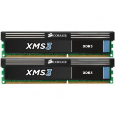 Corsair XMS3 CMX8GX3M2A1600C9 8GB DDR3 SDRAM Memory Module - For Desktop PC - 8 GB (2 x 4 GB) - DDR3-1600/PC3-12800 DDR3 SDRAM - 240-pin - DIMM CMX8GX3M2A1600C9