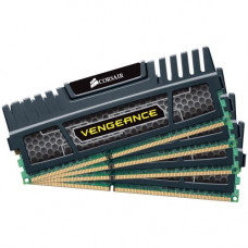 Corsair Vengeance 32GB DDR3 SDRAM Memory Module - For Desktop PC - 32 GB (4 x 8 GB) - DDR3-1600/PC3-12800 DDR3 SDRAM - CL10 - Non-ECC - Unbuffered - 240-pin - DIMM CMZ32GX3M4X1600C10