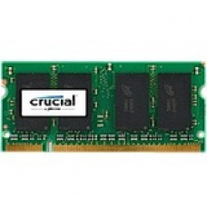 Micron Crucial 2GB DDR2 SDRAM Memory Module - 2GB - 800MHz DDR2-800/PC2-6400 - Non-ECC - DDR2 SDRAM - 200-pin SoDIMM CT25664AC800