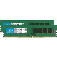 Micron Crucial 32GB (2 x 16GB) DDR4 SDRAM Memory Kit - For Desktop PC - 32 GB (2 x 16GB) - DDR4-3200/PC4-25600 DDR4 SDRAM - 3200 MHz - CL22 - 1.20 V - Non-ECC - Unbuffered - 288-pin - DIMM CT2K16G4DFD832A