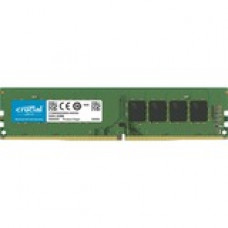 Crucial 8GB DDR4 SDRAM Memory Module - For Desktop PC - 8 GB - DDR4-2400/PC4-19200 DDR4 SDRAM - CL17 - 1.20 V - Non-ECC - Unbuffered - 288-pin - DIMM CT8G4DFS824A