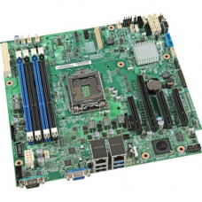 Intel S1200V3RPL Server Motherboard - Chipset - Socket H3 LGA-1150 - 32 GB DDR3 SDRAM Maximum RAM - 4 x Memory Slots - Gigabit Ethernet - 2 x RJ-45 - 6 x SATA Interfaces DBS1200V3RPL