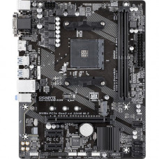 Gigabyte Ultra Durable GA-A320M-S2H Desktop Motherboard - AMD Chipset - Socket AM4 - 64 GB DDR4 SDRAM Maximum RAM - UDIMM, DIMM - 2 x Memory Slots - Gigabit Ethernet - 4 x USB 3.1 Port - HDMI - DVI - 1 x RJ-45 - 4 x SATA Interfaces GA-A320M-S2H