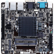 Gigabyte GA-J1900N-D3V Desktop Motherboard - Intel Chipset - Socket BGA-1170 - Intel Celeron J1900 - 8 GB DDR3 SDRAM Maximum RAM - 2 x Memory Slots - Gigabit Ethernet - 4 x USB 3.0 Port - DVI - 2 x RJ-45 - 2 x SATA Interfaces GA-J1900N-D3V