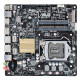 Asus H110T/CSM Desktop Motherboard - Intel Chipset - Socket H4 LGA-1151 - Mini ITX - 1 x Processor Support - 32 GB DDR4 SDRAM Maximum RAM - 2.13 GHz Memory Speed Supported - SoDIMM - 2 x Memory Slots - Serial ATA/600 Controller - CPU Dependent Video - 4 x